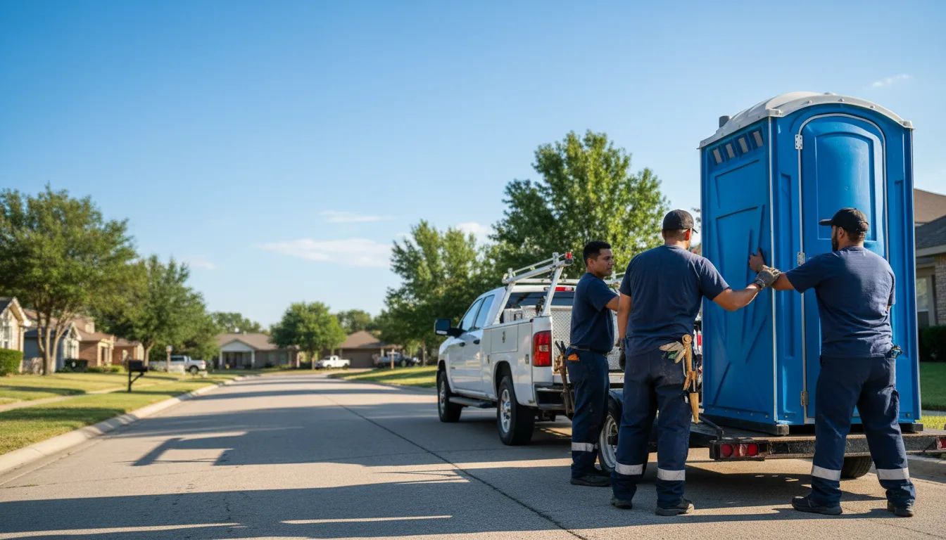 Portable Toilet Rental in Odell, TX near me